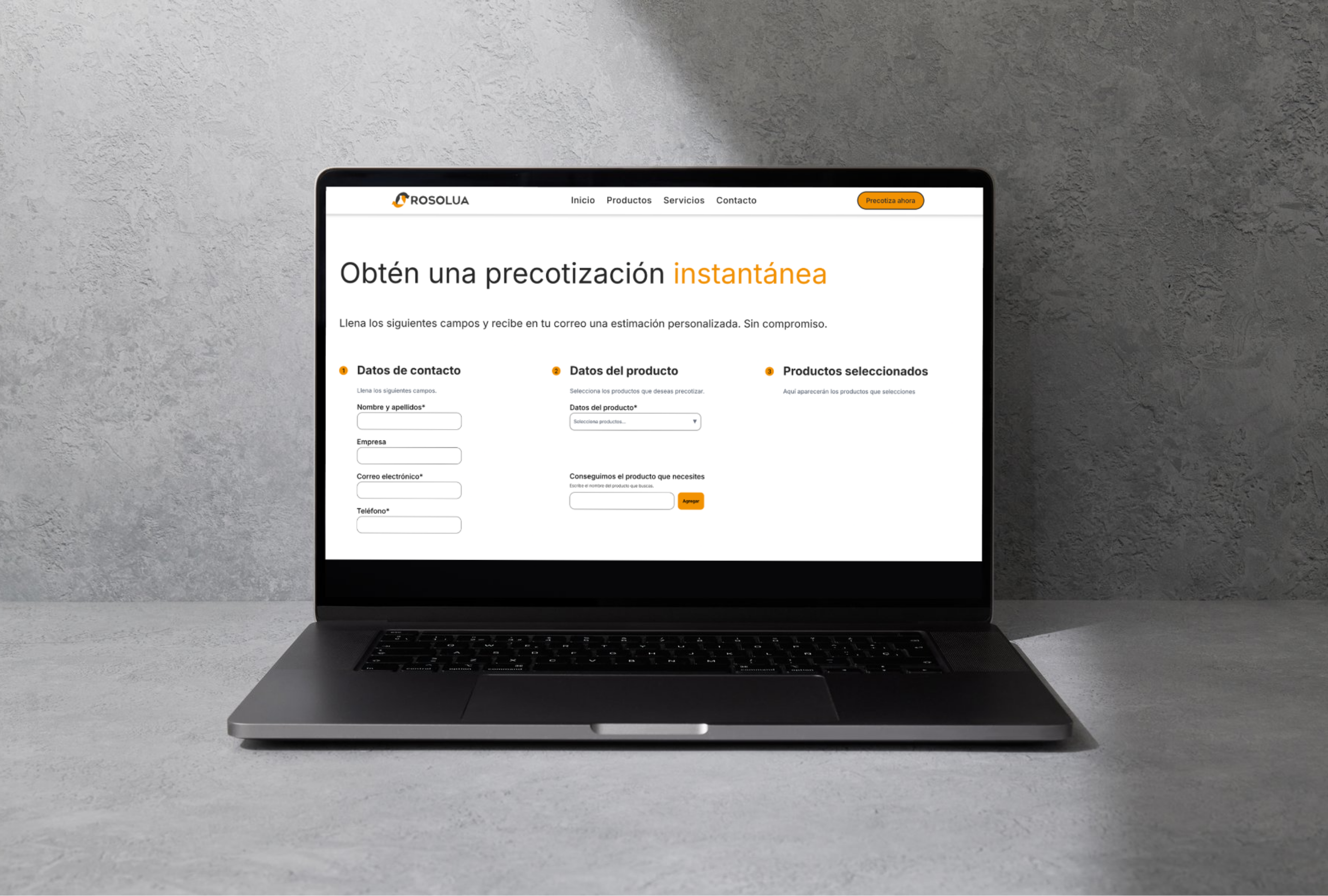 Herramienta de cotización web dinámica para cálculos de importación automáticos.